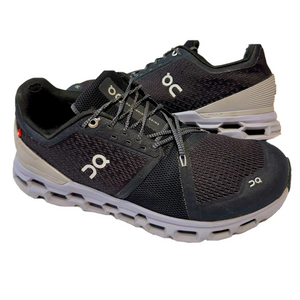 On Cloud Woman Lady Black Size 9.5 Sneakers Running Shoes Sporty Athletic Active